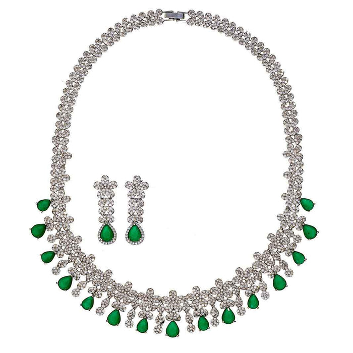 Shannyn Emerald Necklace Set